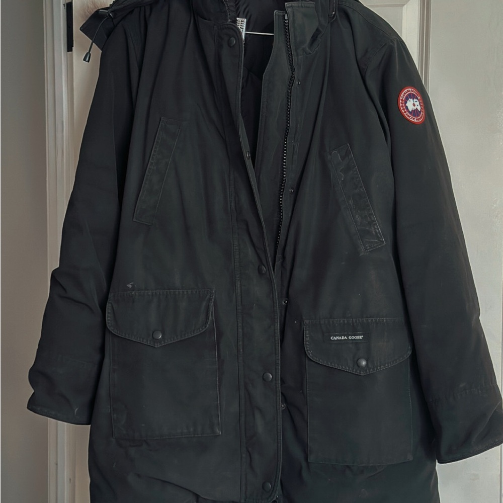 Canada Goose Women's Trillium Black Parka 2XL